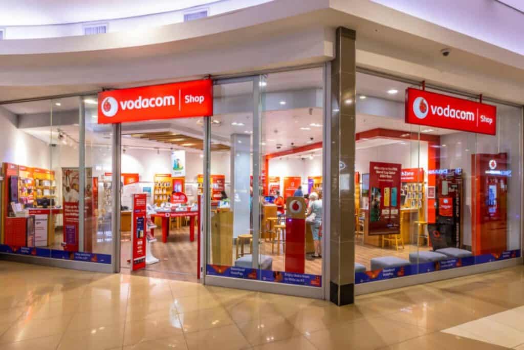 Buy Mozambique SIM cards at Vodacom shops