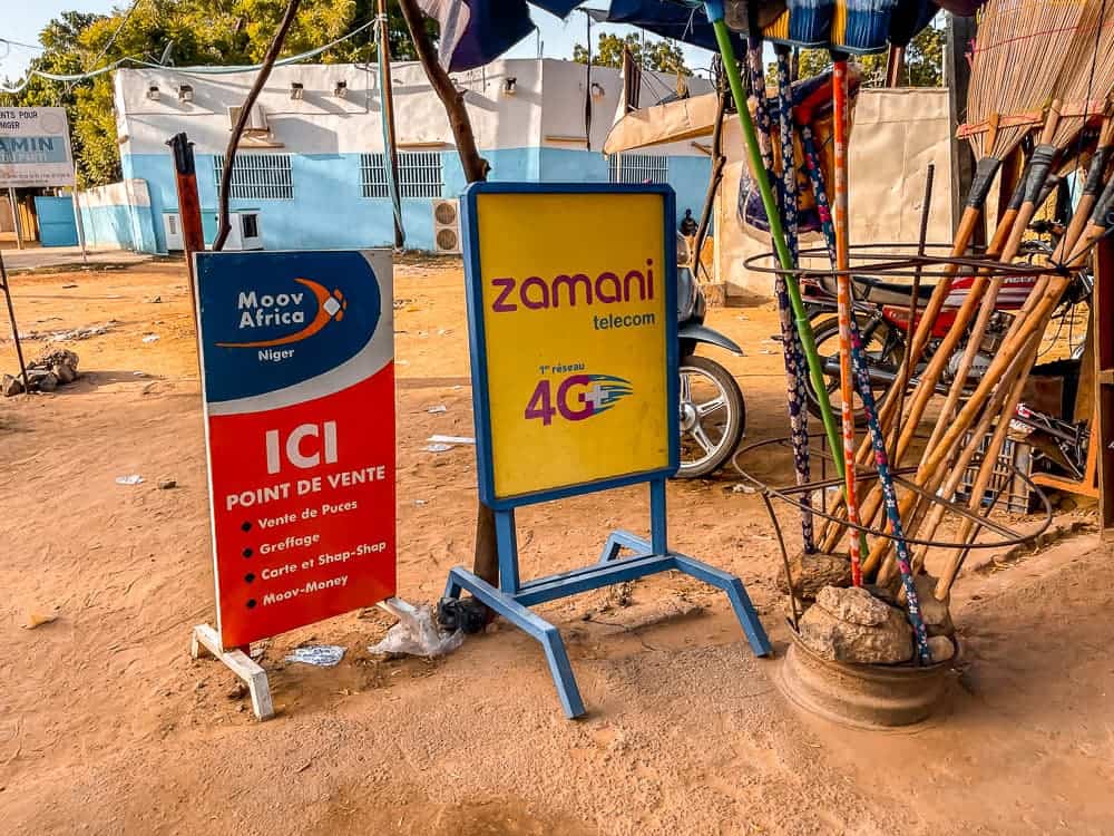 Some mobile providers in Niger