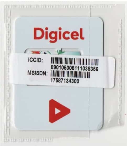 Digicel SIM Card