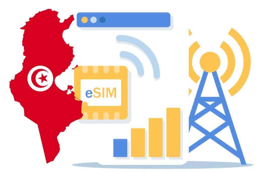 A Tunisia eSIM provides a convenient way to access mobile data in Tunisia