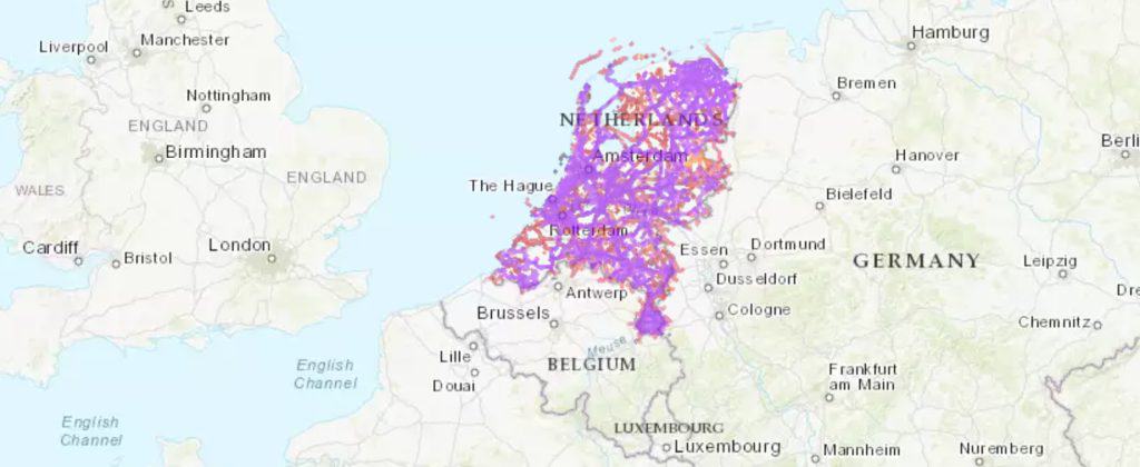 vodafone coverage in netherlands