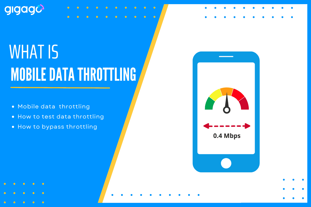 What is mobile data throttling