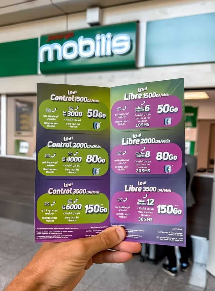 Mobilis Algeria SIM Card plans