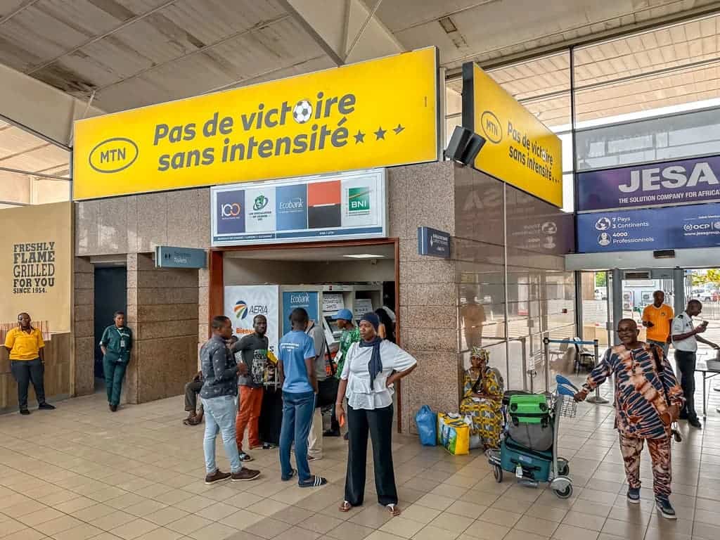 SIM Cards sold at Abidjan International Airport