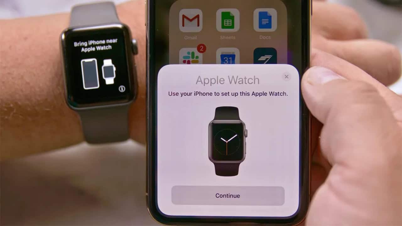 eSIM manager app used for Apple watch