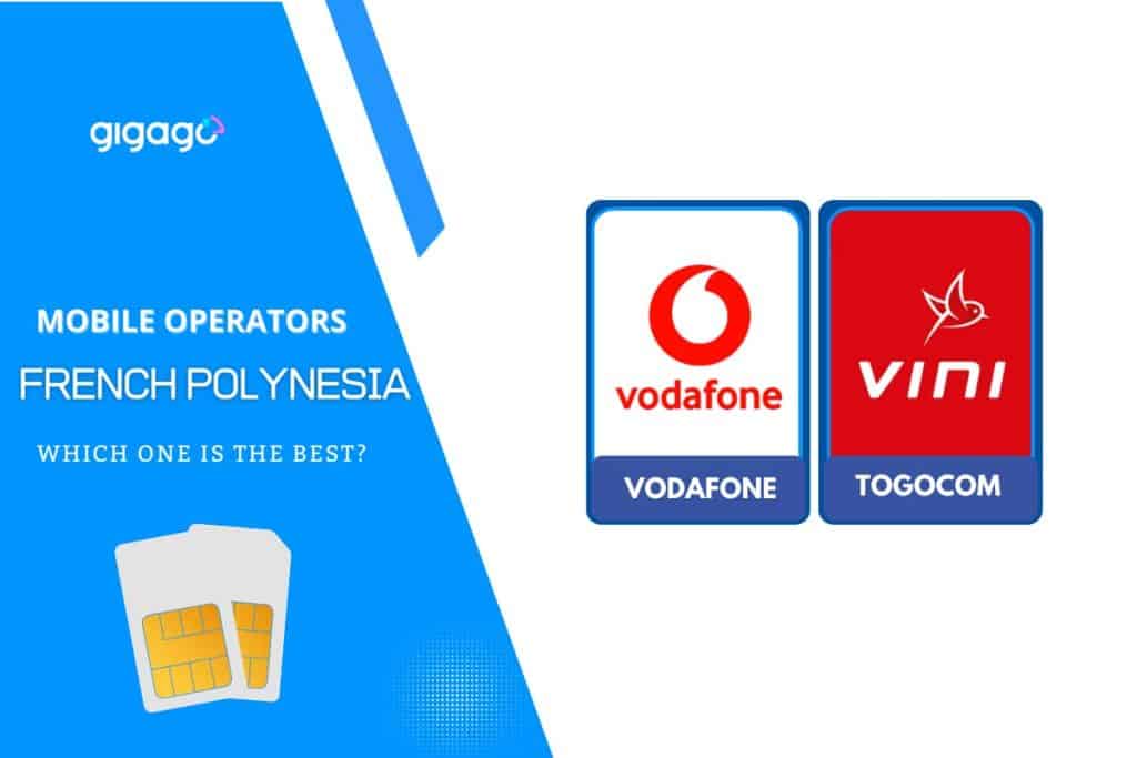 Major networks in French Polynesia: Vini and Vodafone