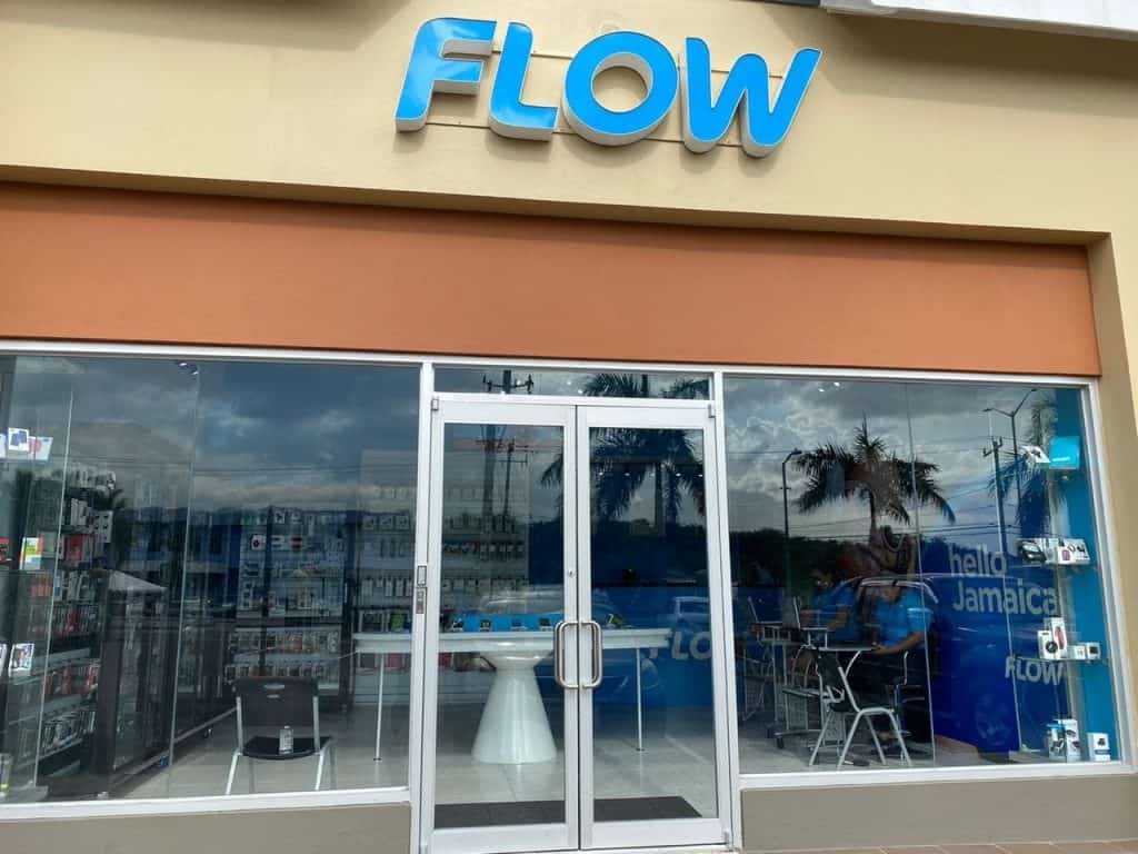 A Flow store in Jamaica