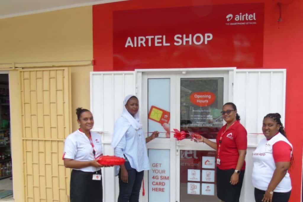 Buy Seychelles SIM cards at Airtel shops