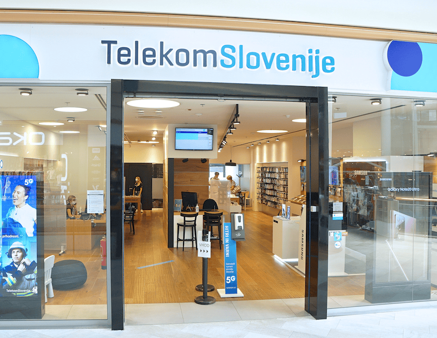 Official stores in Slovenia city center to buy Telekom Slovenia SIM card & eSIM