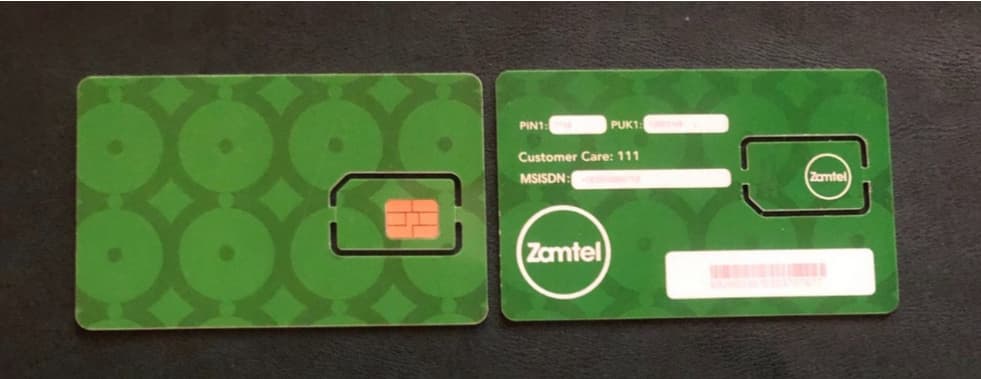 Zamtel SIM Card