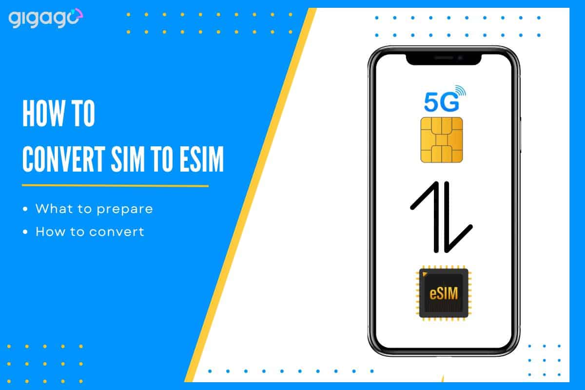 How to convert SIM to eSIM