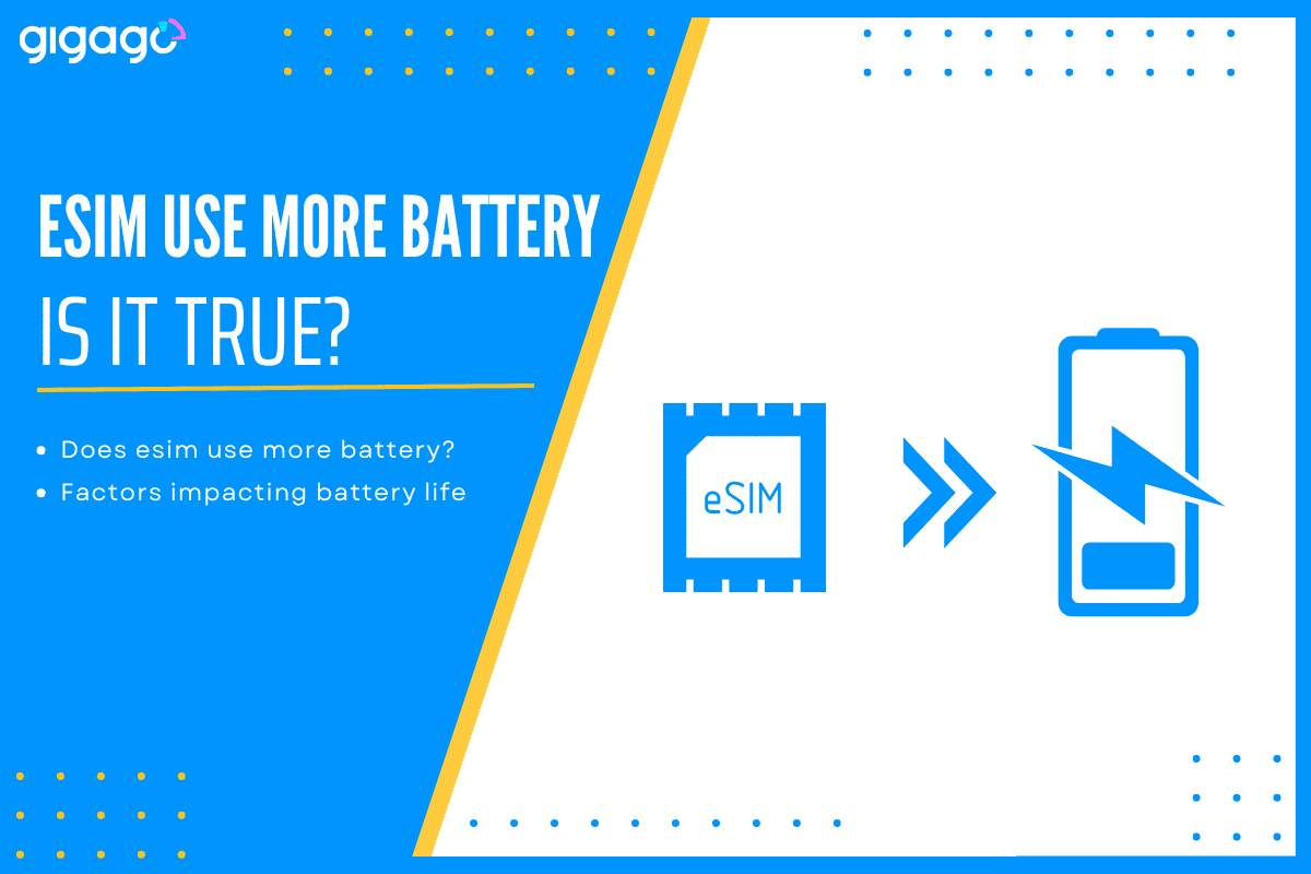 Does esim use more battery