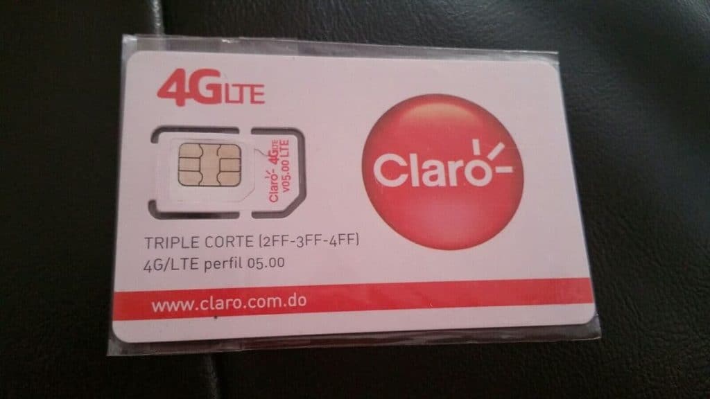 Claro SIM Card