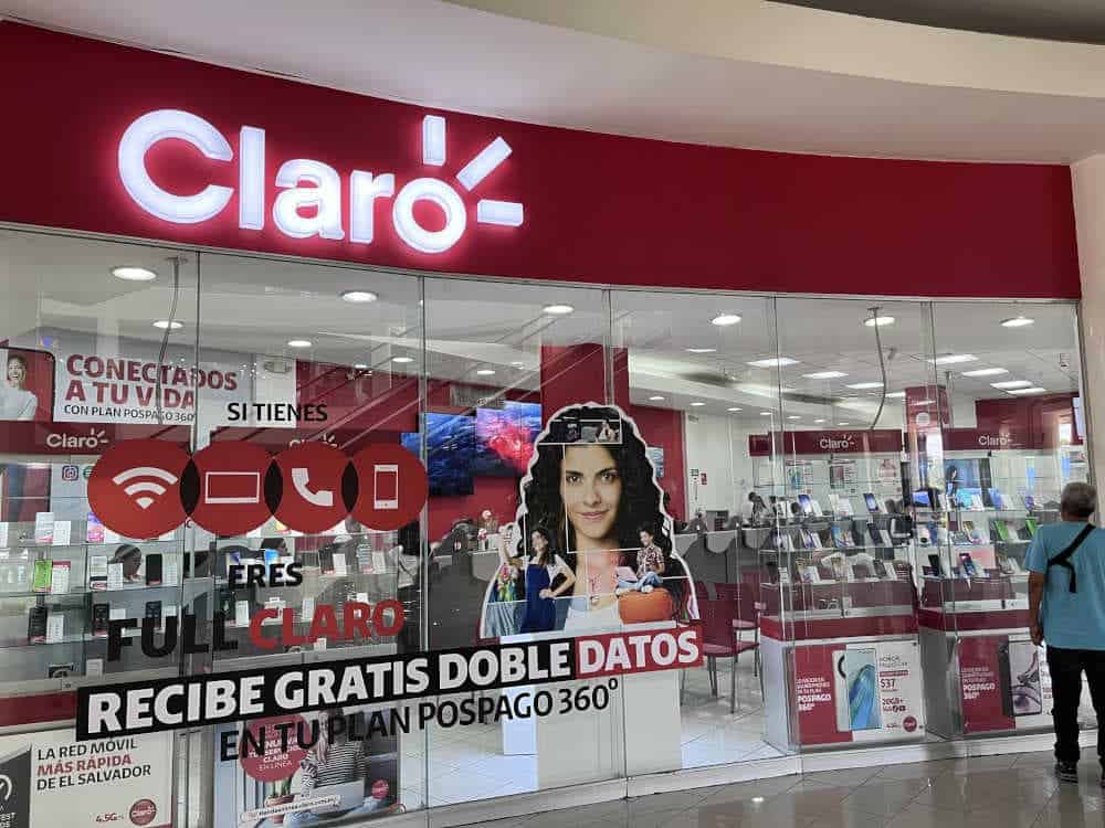 Claro store in El Salvador