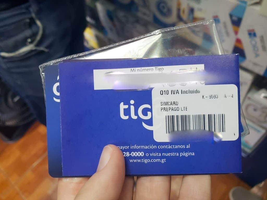 Some information on the Tigo SIM Cards