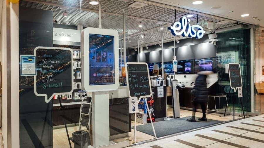 Elisa store in Estonia