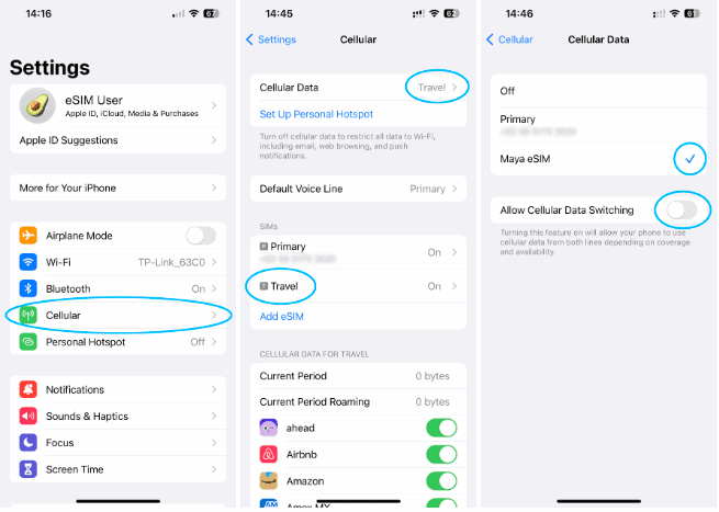 Guide to select eSIM for mobile data