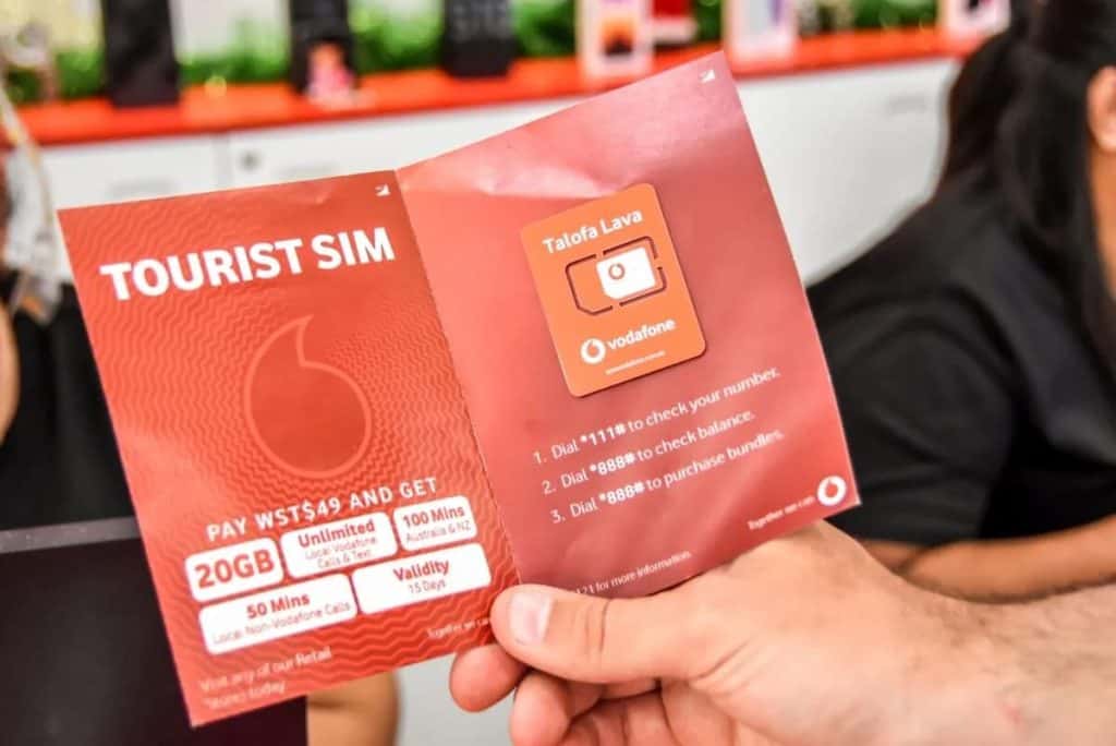 Buying Vodafone SIM Cards is a great idea to stay connected in Samoa