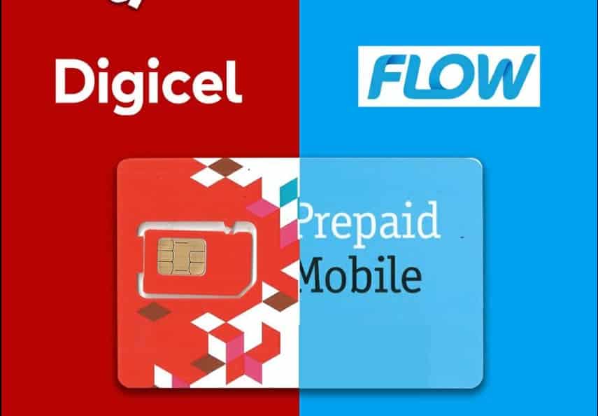 Flow and Digicel are two main mobile operators in St.Lucia