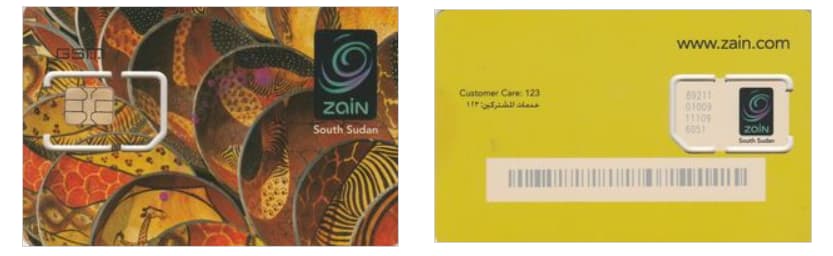 Zain Sudan SIM card