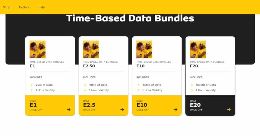 MTN Time-Based Data Bundles