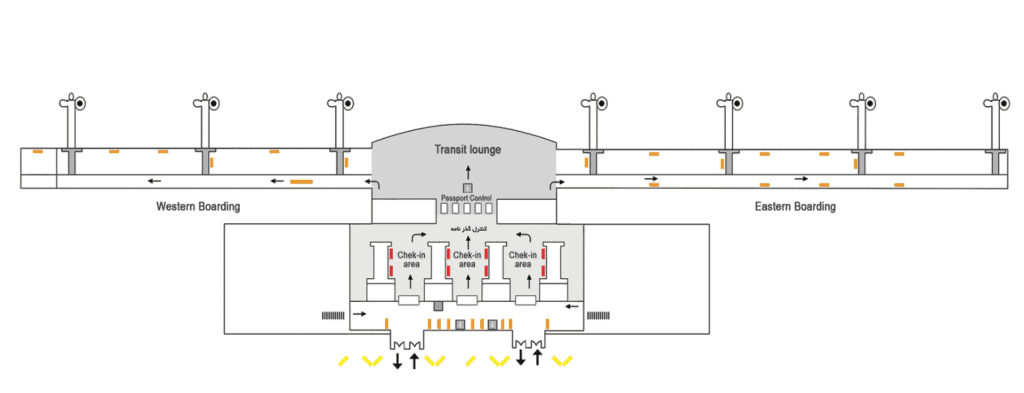 Tehran Imam Khomeini Airport (IKA) map