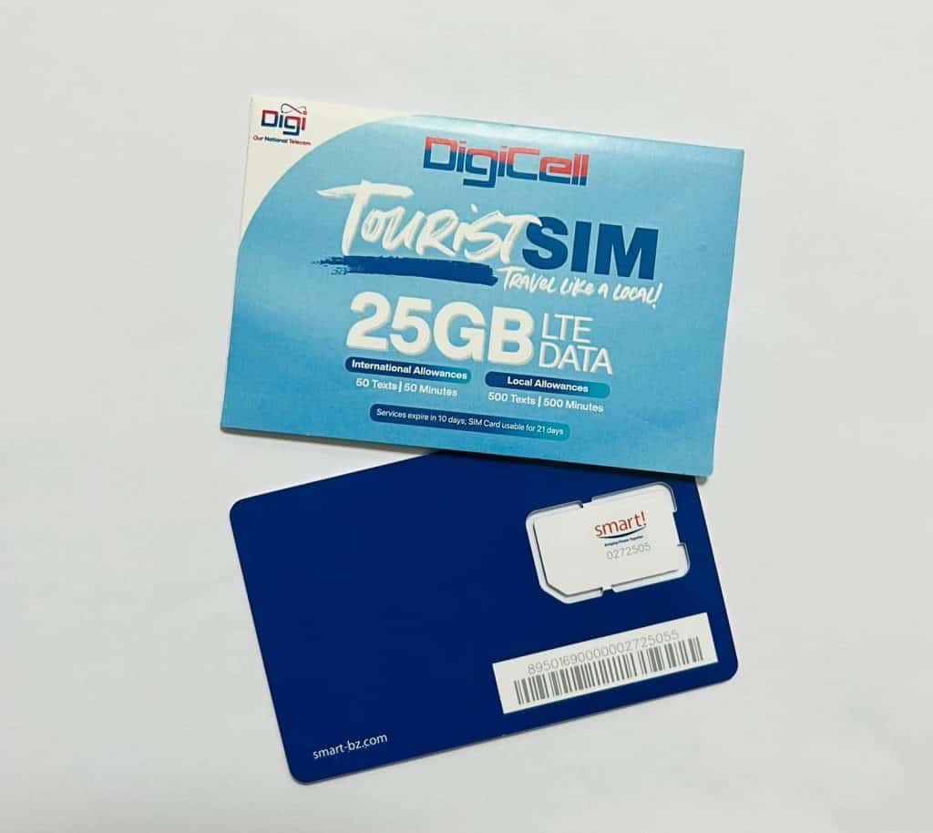 Digicel tourist SIM Cards