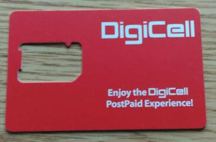 Digicel SIM Card