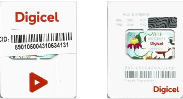 Some Information on Digiel SIM Card