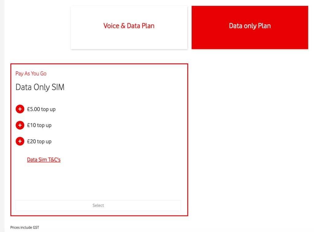 airtel vodafone jersey island sim