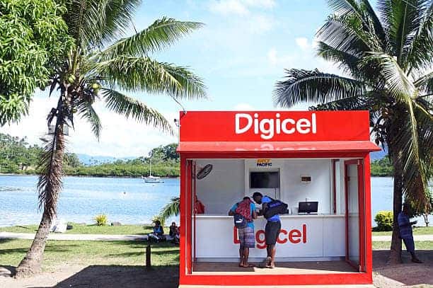 A Digicel kiosk in Nauru