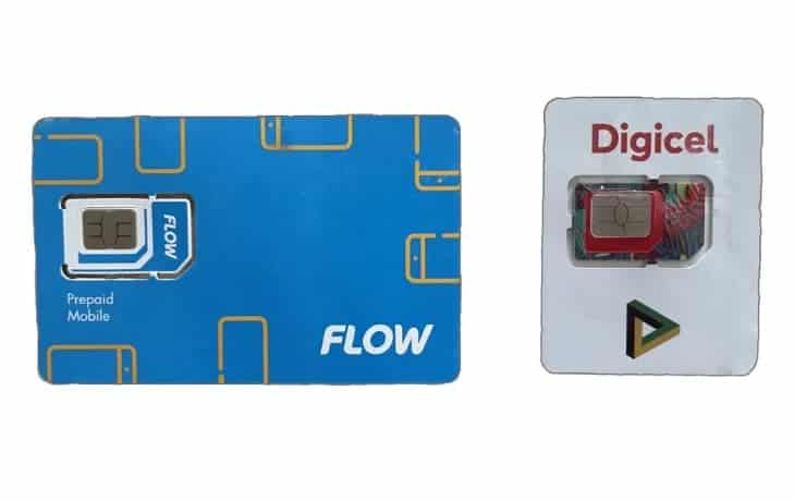 Two main mobile operators in St.Vincent