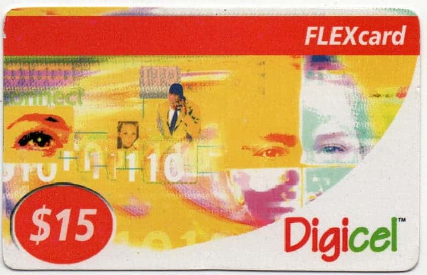 A type of Digicel SIM in St.Vincent