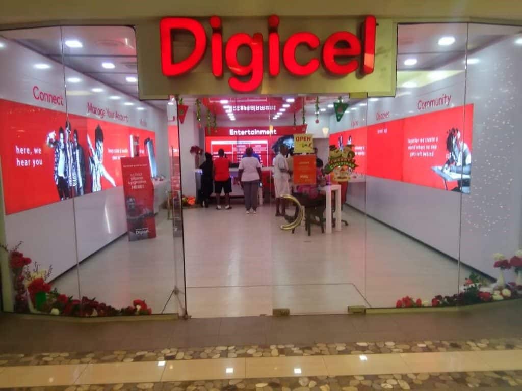 Digicel store in Trinidad & Tobago