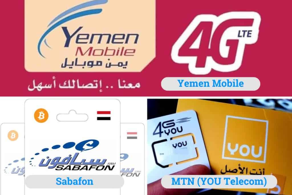 You can buy Yemen SIM cards from major operators.