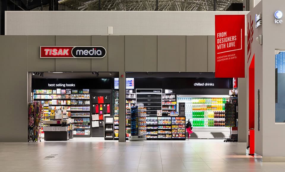 buy sim cards in tisak media store at zagreb airport