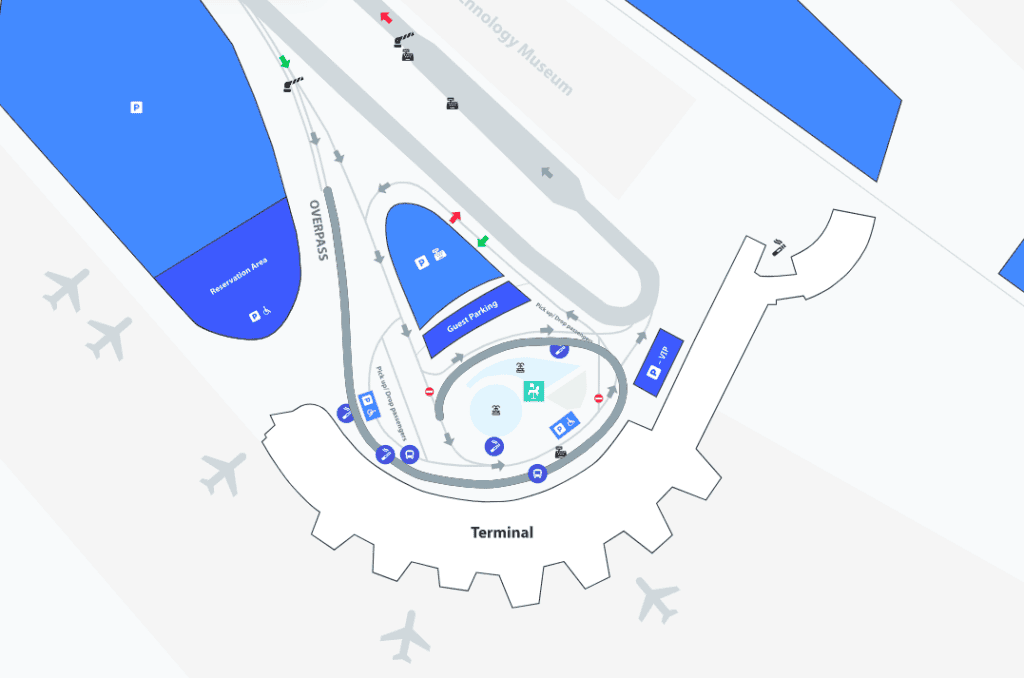 Minsk Airport (MSQ) map