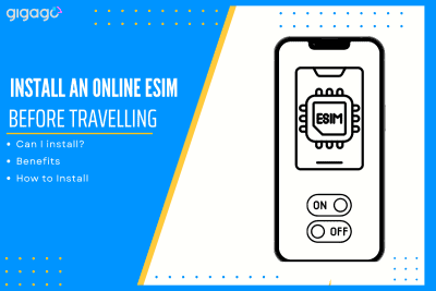 Can i install esim before travelling?