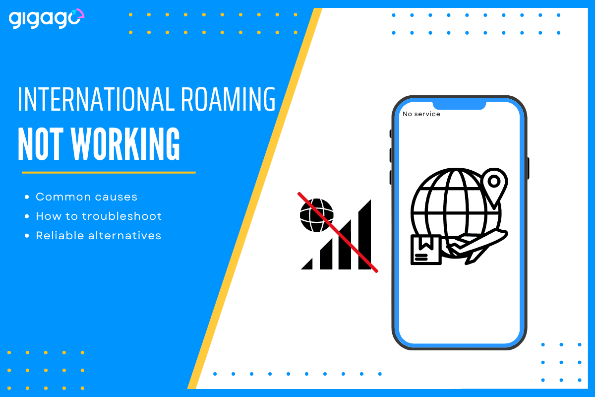 Troubleshoot international roaming not working