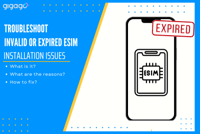 How to troubleshoot invalid or expired eSIM installation issues