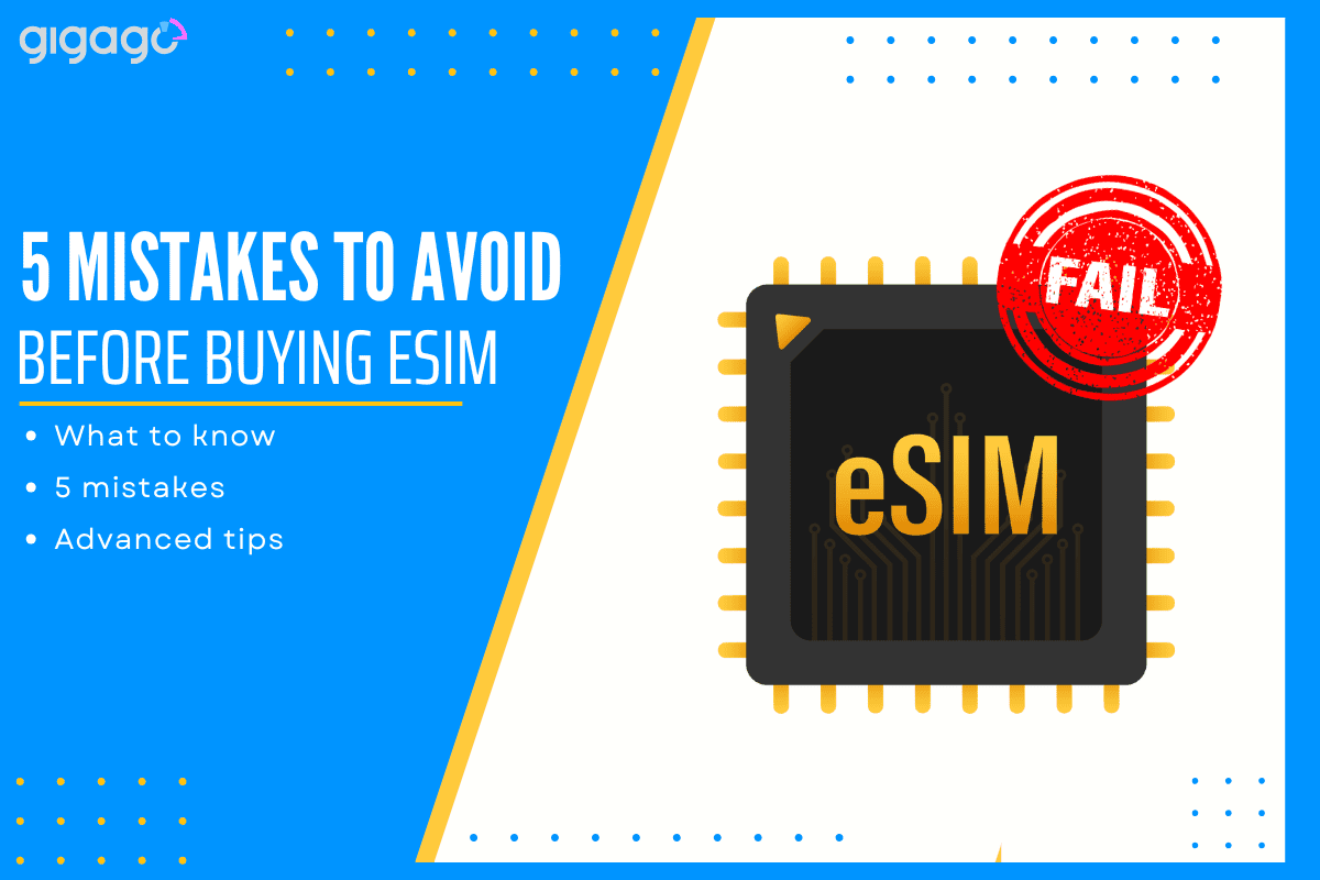 Mistakes to avoid when buying eSIM