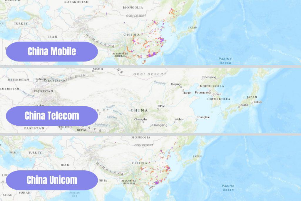 mobile coverage in china