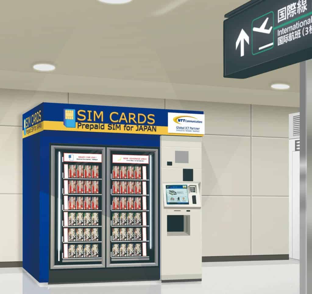 buy sim card at tokyo airport