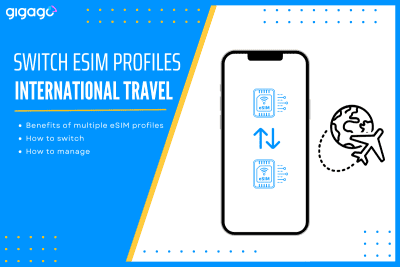 How to switch esim profiles between international trips