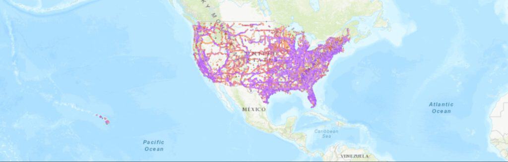 att mobile coverage in the usa