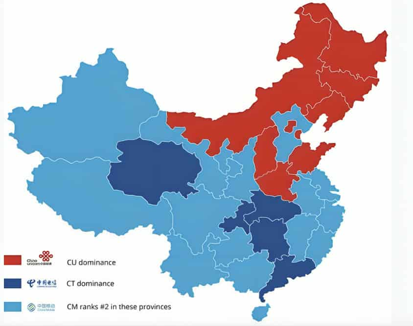 mobile coverage map of china telecom