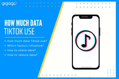 How much data does Tiktok use?