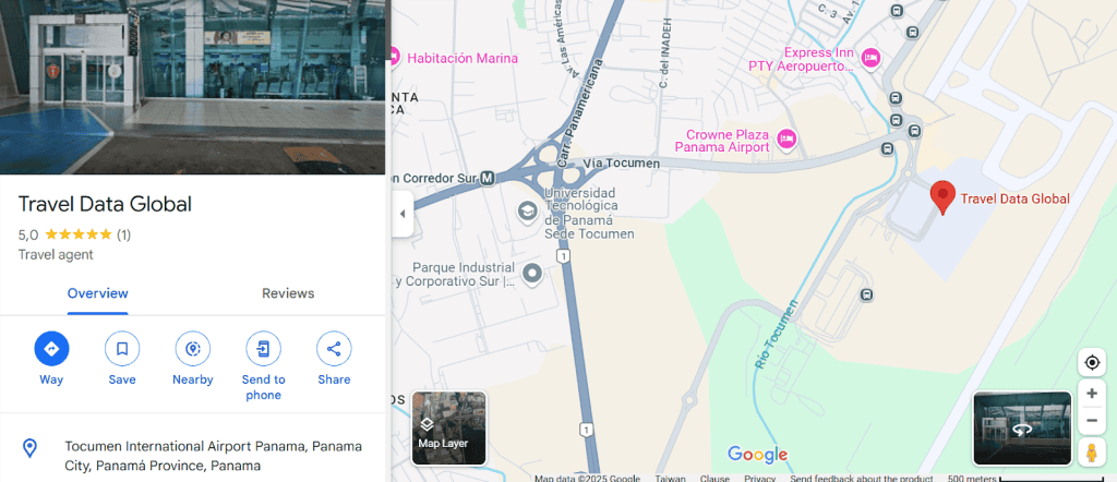 Travel Data Global at Tocumen International Airport in Panama City