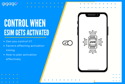 Control when esim gets activated