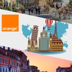 Europe Orange eSIM with number by Gigago